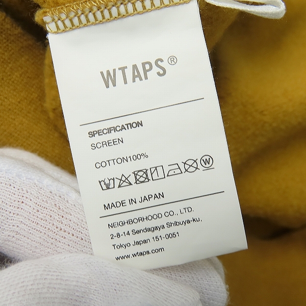 実際に弊社で買取させて頂いたWTAPS/ダブルタップス LONG LIVE HOODY/プルオーバーパーカー/01の画像 3枚目