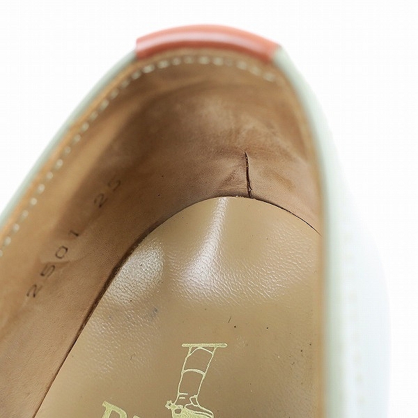 実際に弊社で買取させて頂いたREGAL/リーガル サドルオックスフォードシューズ グレー×ブラウン 2051N 25.0の画像 7枚目