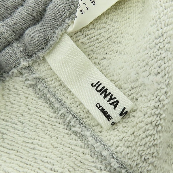 実際に弊社で買取させて頂いたJUNYA WATANABE COMME des GARCONS/ジュンヤワタナベコムデギャルソン JK-T065 スウェットパンツ/XSの画像 2枚目