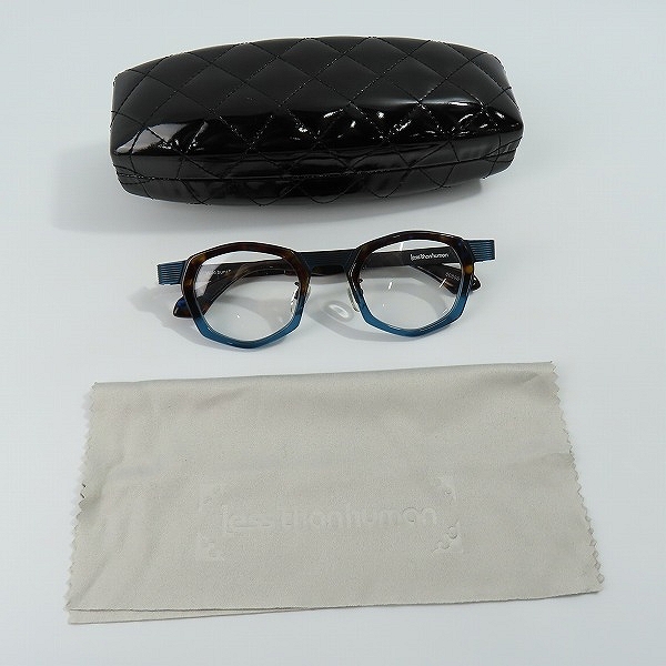 実際に弊社で買取させて頂いたLESS THAN HUMAN/レスザンヒューマン 眼鏡/メガネフレーム アイウェア Wild bunch 8080Sの画像 9枚目