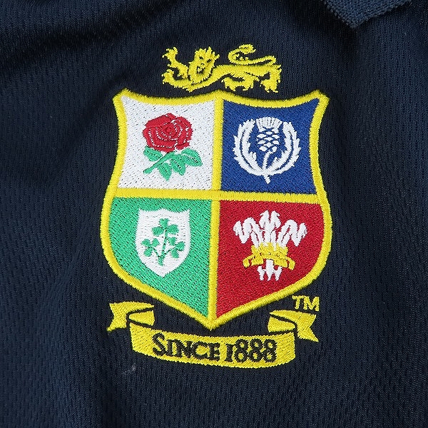 実際に弊社で買取させて頂いたCANTERBURY/カンタベリー ブリティッシュ＆アイリッシュ・ライオンズ ウィンガーポロ ネイビー/RA31272 /Lの画像 5枚目