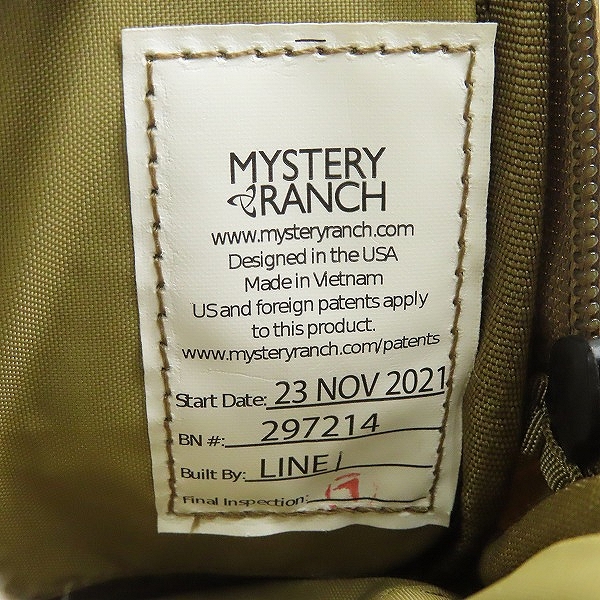 実際に弊社で買取させて頂いたMYSTERY RANCH/ミステリーランチ TECH HOLSTER テックホルスター 携帯ホルダー/スマホケース ポーチ ブラウン系の画像 4枚目