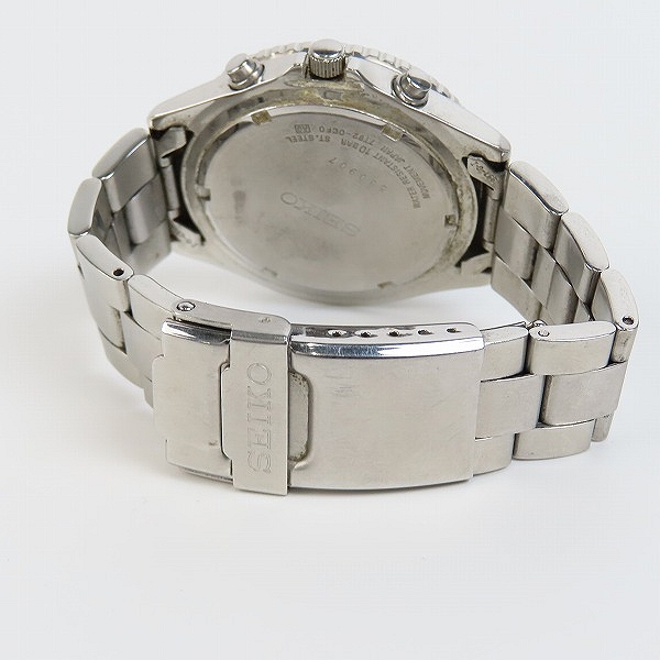 実際に弊社で買取させて頂いたSEIKO/セイコー パイロット クロノグラフ 腕時計/ウォッチ 7T92-0CF0【動作未確認】の画像 2枚目