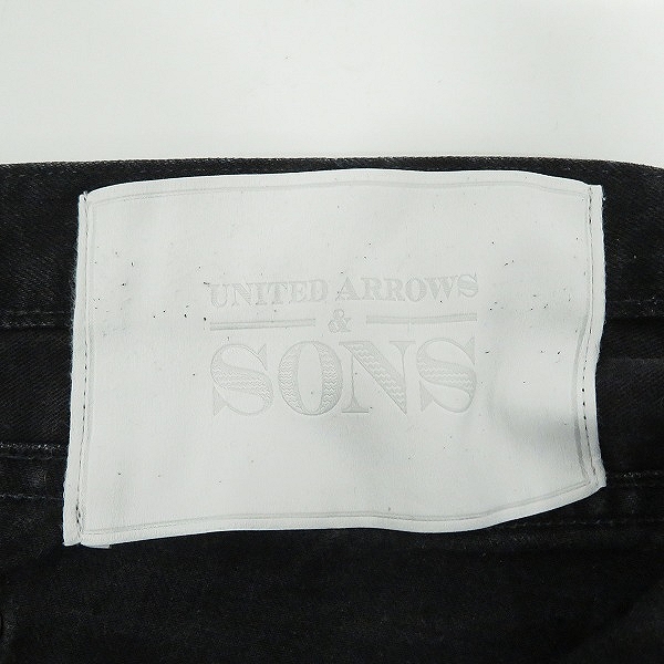 実際に弊社で買取させて頂いたUNITED ARROWS &SONS/ユナイテッドアローズアンドサンズ ダメージデニム 5514-211-0109/XLの画像 2枚目