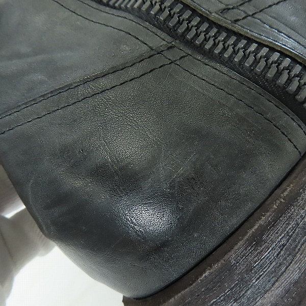 実際に弊社で買取させて頂いたKAZUYUKI KUMAGAI ATTACHMENT/カズユキクマガイ アタッチメント サイドジップブーツ/42.5の画像 8枚目