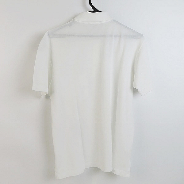 実際に弊社で買取させて頂いた【JPタグ】HERMES/エルメス Hロゴ ポロシャツ ホワイト/Mの画像 1枚目