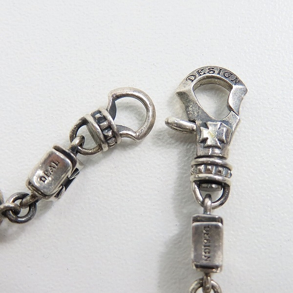 実際に弊社で買取させて頂いたDEAL DESIGN/ディールデザイン スカルズ＆クロスチェーンネックレスの画像 5枚目