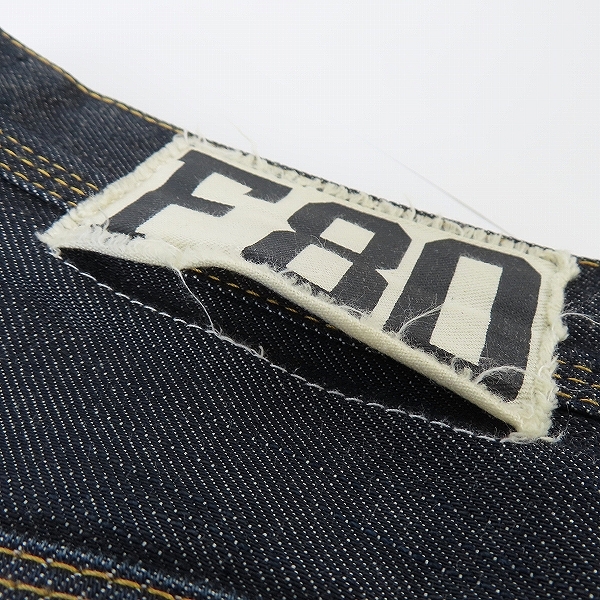 実際に弊社で買取させて頂いたFAT/エフエーティー  デニムパンツ F80 F31020-PN06-AB SKINNYの画像 8枚目