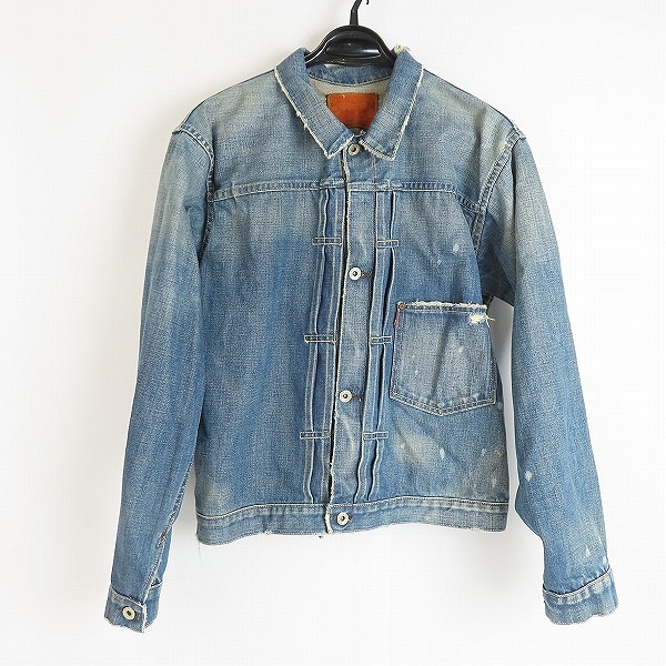 実際に弊社で買取させて頂いたLEVIS/リーバイス 日本製 復刻 大戦 S506XX lot44506 デニムジャケット/42