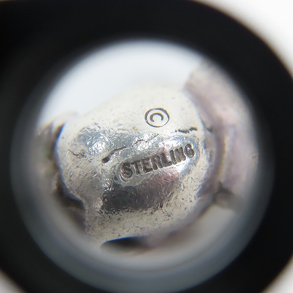 実際に弊社で買取させて頂いたBWL/Bill Wall Leather/ビルウォールレザー グッドラックスカル w/ストーンアイズ クラウン ペンダントの画像 5枚目