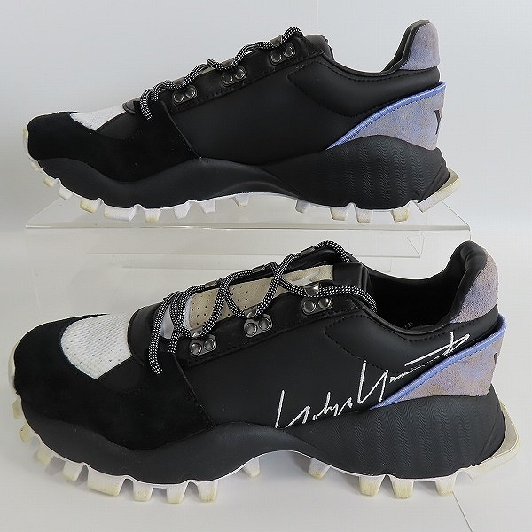 実際に弊社で買取させて頂いたY-3 Yohji Yamamoto×adidas/ヨウジヤマモト×アディダス ローカットスニーカー/EF7394/27.5の画像 3枚目