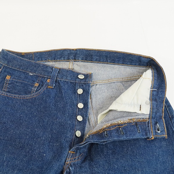 実際に弊社で買取させて頂いたLEVI'S/リーバイス 501 66後期 刻印6/点々 スモールe 赤耳 ヴィンテージ デニムパンツ W35/L32の画像 2枚目