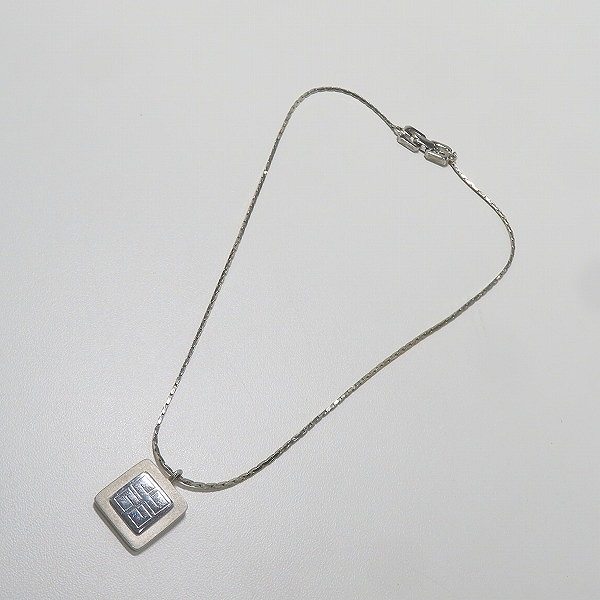 実際に弊社で買取させて頂いたGIVENCHY/ジバンシィ 4Gスクエアロゴ ネックレスの画像 7枚目