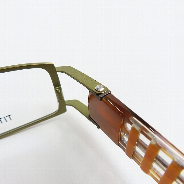 実際に弊社で買取させて頂いたJ.F.REY/ジェイエフレイ メガネフレーム/アイウェア/眼鏡 JF2260 4535の画像 7枚目