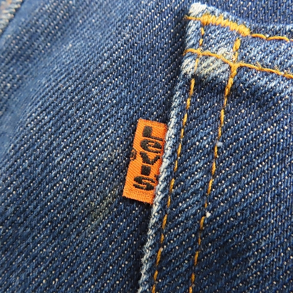 実際に弊社で買取させて頂いたLevi's/リーバイス 80s オレンジタブ スモールe デニムパンツ/W34L31の画像 2枚目