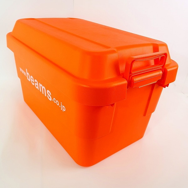 実際に弊社で買取させて頂いたBEAMS/ビームス トランクカーゴ 50l コンテナボックス オレンジの画像 5枚目