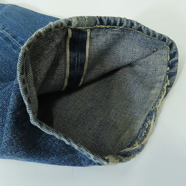 実際に弊社で買取させて頂いたLevis/リーバイス 501 ヴィンテージ 66前期 刻印6 スモールe ボタンフライ デニムパンツの画像 5枚目