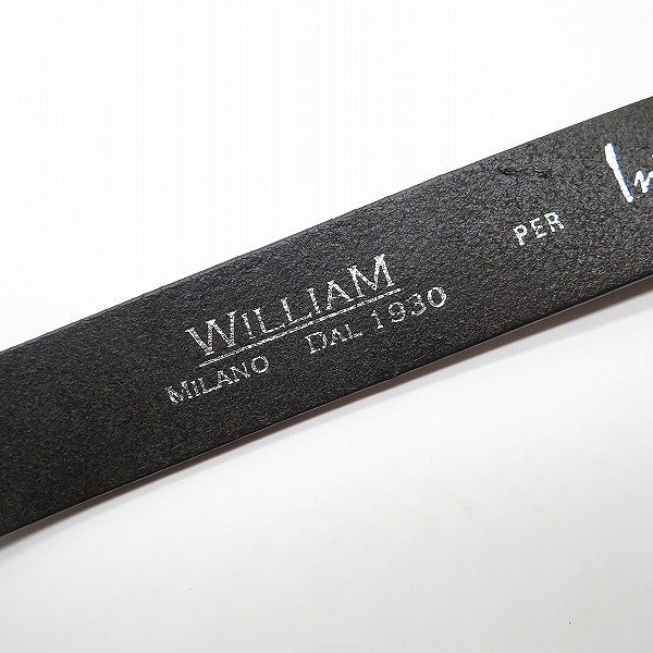 実際に弊社で買取させて頂いた International Gallery BEAMS x WILLIAM/インターナショナルギャラリービームス×ウィリアム レザー ウエスタンベルト/32の画像 4枚目