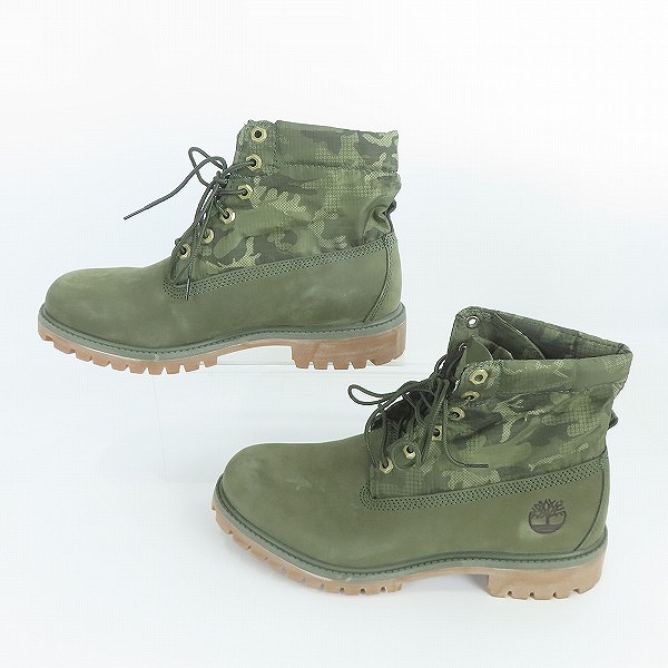 実際に弊社で買取させて頂いたTimberland/ティンバーランド ロールトップ カモフラ A1RZD/8.5Wの画像 3枚目
