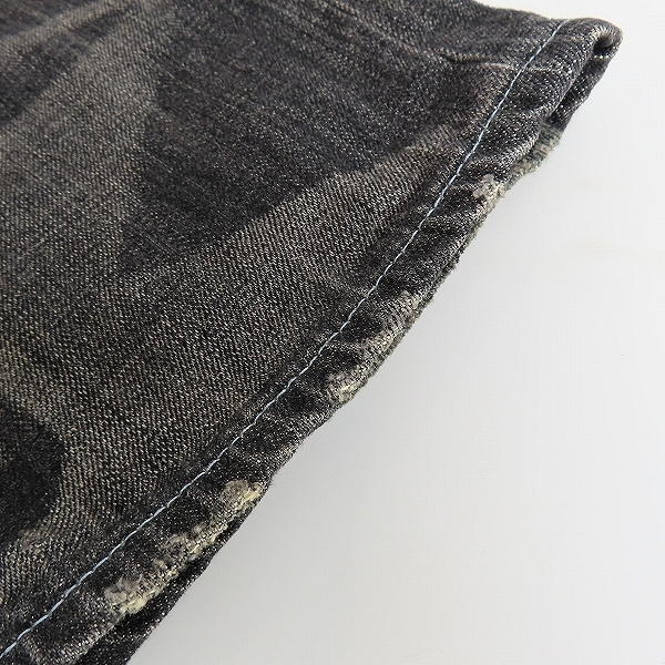 実際に弊社で買取させて頂いたNEIGHBORHOOD/ネイバーフッド S GLORY SAVAGE BASIC ヴィンテージ加工ストレートデニム 101DCNH-PTM12/Sの画像 7枚目