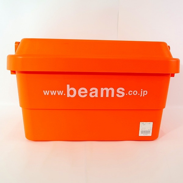 実際に弊社で買取させて頂いたBEAMS/ビームス トランクカーゴ 50l コンテナボックス オレンジの画像 1枚目
