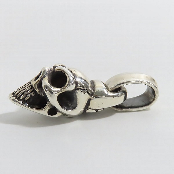 実際に弊社で買取させて頂いたBWL/ビルウォールレザー  Good Luck Skull/グッドラックスカル ペンダント/チャーム ラージの画像 3枚目
