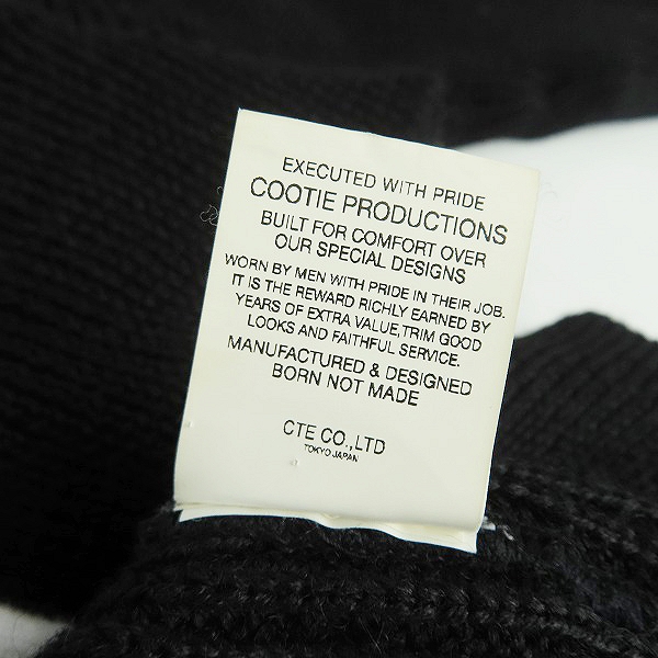 実際に弊社で買取させて頂いたCOOTIE/クーティー Vネック ジップ カーディガン Mの画像 5枚目