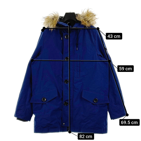 実際に弊社で買取させて頂いた西川ダウン×nano universe/ナノ・ユニバース  HYBRID SOUTHアークティック  ダウンジャケット 668-0214011  Lの画像 9枚目