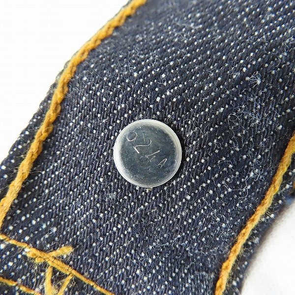 実際に弊社で買取させて頂いたLevi's/リーバイス 501XX 刻印524A デニムパンツ デッドストック 1998年製 W31L36の画像 7枚目