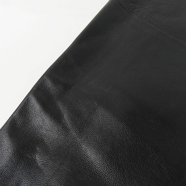 実際に弊社で買取させて頂いたADAM ET ROPE/アダムエロペ ラムレザー ワイドパンツ  GMS-11120-B /Lの画像 8枚目