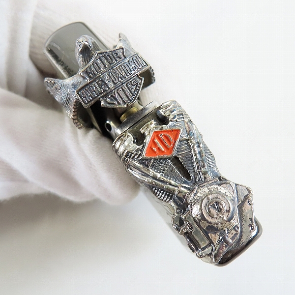 実際に弊社で買取させて頂いたZIPPO/ジッポー HARLEY DAVIDSON/ハーレーダビッドソン サイドメタル 2000年製の画像 5枚目