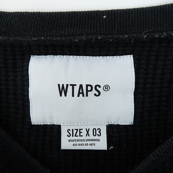 実際に弊社で買取させて頂いたWTAPS/ダブルタップス WAFFLE サーマル/ロンT 202ATDT-CSM23/3の画像 2枚目