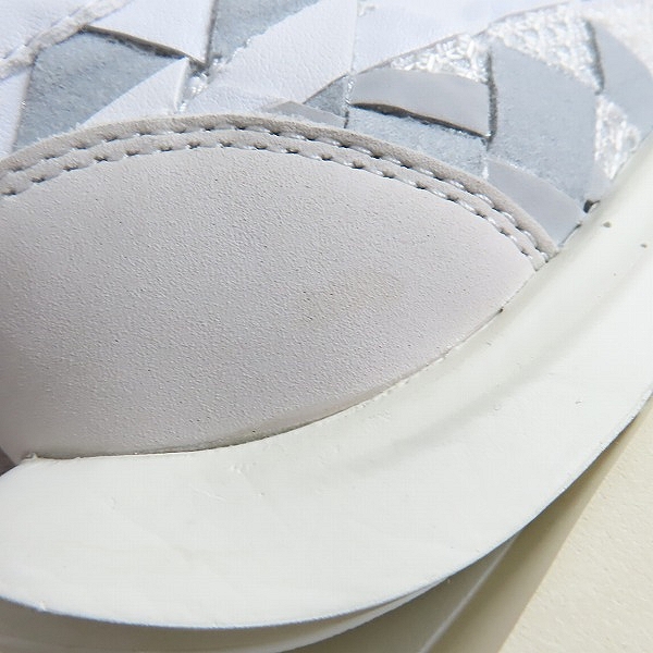 実際に弊社で買取させて頂いた【未使用】NIKE×sacai×Jean Paul Gaultier/ナイキ×サカイ×ゴルチェ Woven VaporWaffle "White" DR5209-100 27.5の画像 6枚目