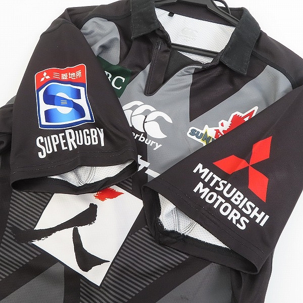 実際に弊社で買取させて頂いたCANTERBURY/カンタベリー SUNWOLVES/サンウルブズ オルタネイト ジャージ RG39091 /Lの画像 7枚目