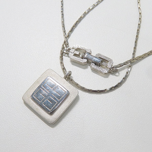 実際に弊社で買取させて頂いたGIVENCHY/ジバンシィ 4Gスクエアロゴ ネックレス