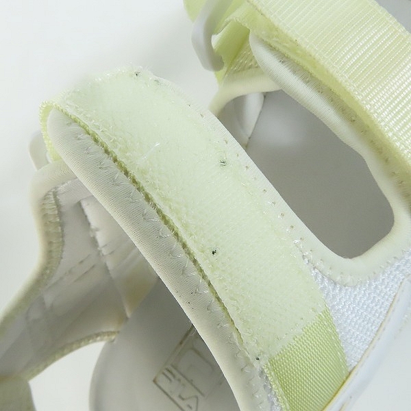 実際に弊社で買取させて頂いたFILA/フィラ DISRUPTOR SANDAL WHITE 19SS-S ディスラプター サンダル F0304-2001/26の画像 7枚目