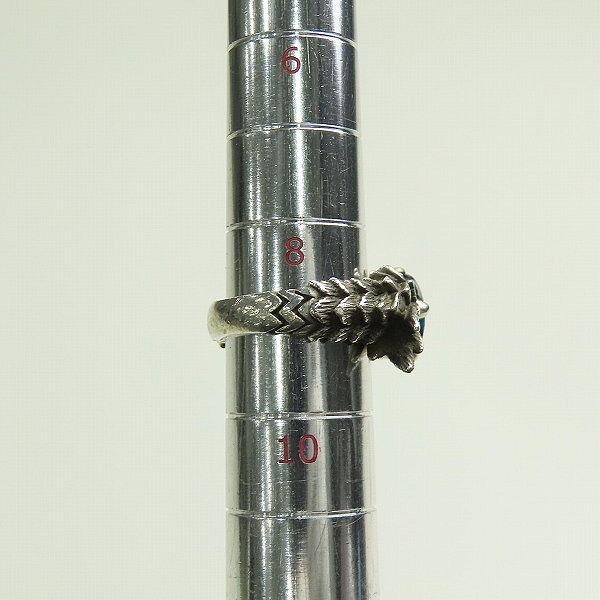 実際に弊社で買取させて頂いたBloody Mary/ブラッディマリー ノア ロンドンブルートパーズ シルバーリング 9号の画像 8枚目