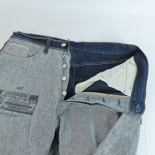 実際に弊社で買取させて頂いたBEAMS×LEVIS/ビームス×リーバイス インサイドアウトシリーズ ボタンフライ デニムパンツ Lot.501/33の画像 2枚目