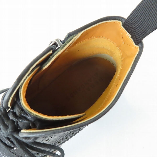 実際に弊社で買取させて頂いたREGAL/リーガル ウィングチップ レザー ブーツ 58JR/24.5の画像 4枚目