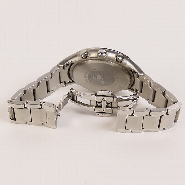 実際に弊社で買取させて頂いたEMPORIO ARMANI/エンポリオアルマーニ クロノグラフ デイト クォーツ 腕時計  AR2448【動作未確認】の画像 3枚目