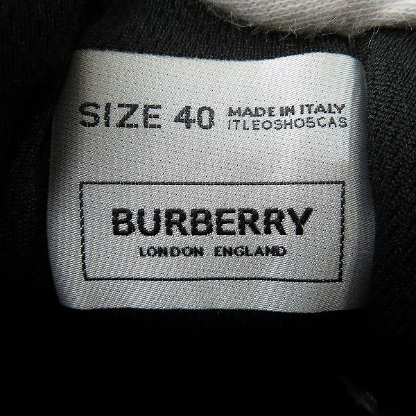 実際に弊社で買取させて頂いたBURBERRY/バーバリー ARTHUR CHECK SNEAKER/アーサーチェックスニーカー/40の画像 5枚目