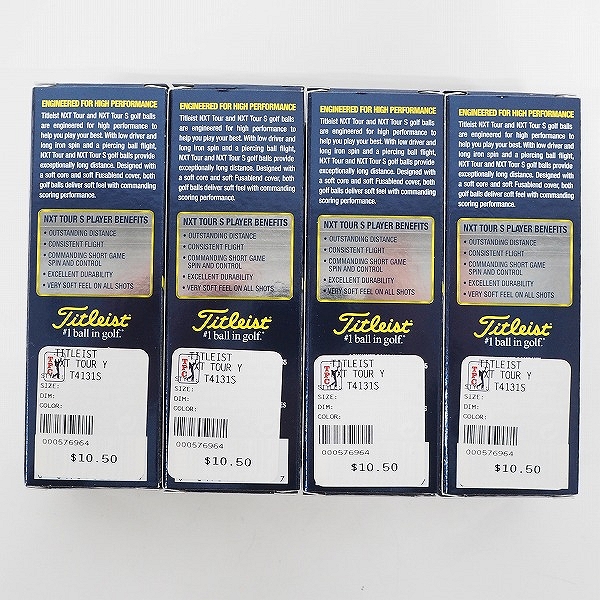 実際に弊社で買取させて頂いた 【未使用/オウンネーム】Titleist/タイトリスト NXT TOUR S ゴルフボール イエロー 1ダース の画像 3枚目