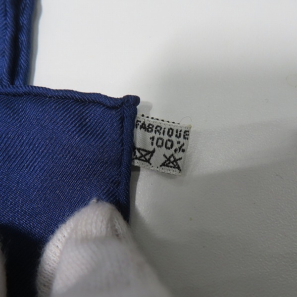 実際に弊社で買取させて頂いたHERMES/エルメス 大航海 GRAND LARGE/グラン・ラージュ 大判ストールの画像 2枚目