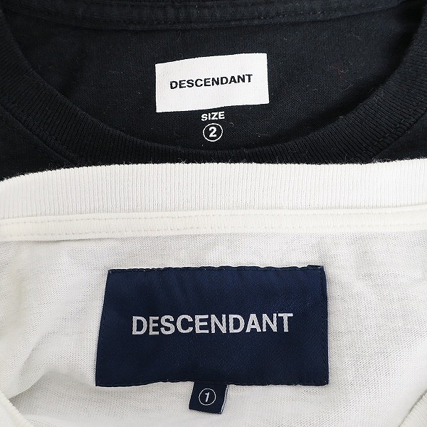 実際に弊社で買取させて頂いたDESCENDANT/ディセンダント プリント ロンT/カットソー 2点セットの画像 2枚目