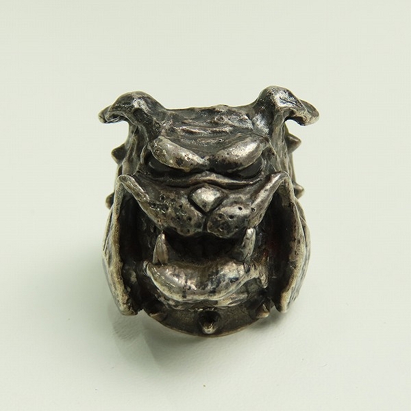 実際に弊社で買取させて頂いたCRAZY PIG/クレイジーピッグ シルバーブルドッグ リング/18-18.5号の画像 1枚目