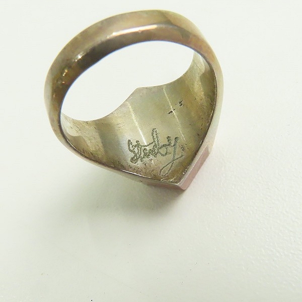 実際に弊社で買取させて頂いたSTANLEY GUESS/スタンリーゲス ウッドブロックリング 15.5号の画像 6枚目