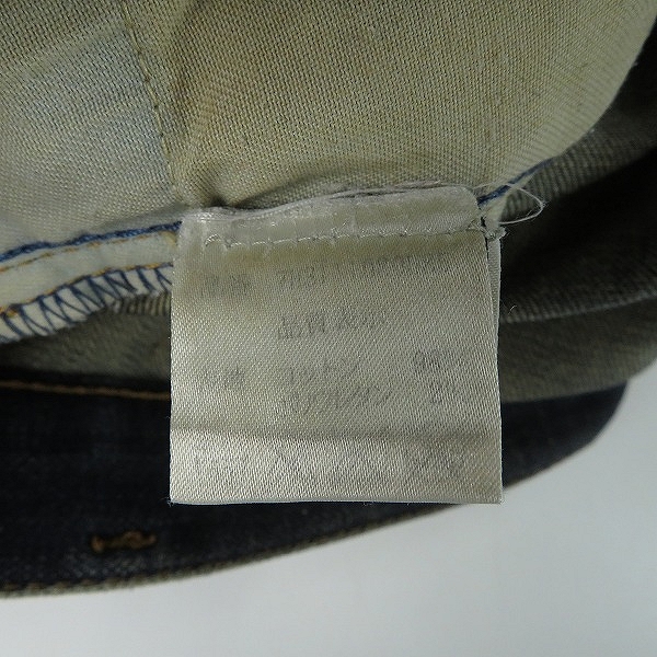 実際に弊社で買取させて頂いた【JPタグ】DIOR HOMME/ディオールオム 07AW Jake 加工デニム 7H311080585/28の画像 3枚目