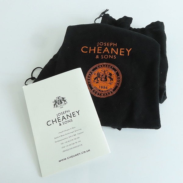 実際に弊社で買取させて頂いたJOSEPH CHANEY/ジョセフ チーニー ASTWELL MOCHA BURNISHED パンチドキャップトゥ シューズ/11326/7の画像 7枚目