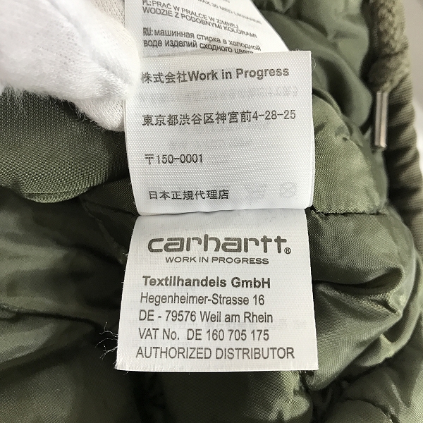 実際に弊社で買取させて頂いたCarhartt/カーハート CLASH PARKA/クラッシュパーカ モッズコート/Mの画像 5枚目