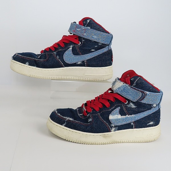 実際に弊社で買取させて頂いたNIKE/ナイキ LEVI'S/リーバイス AIR FORCE 1 HIGH カスタムシューズ/CJ4383-994/27の画像 2枚目